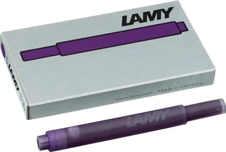Lamy T10 Großraum-Tintenpatrone violett, 1.25ml, 5er-Pack