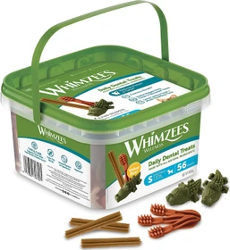 Whimzees Daily Dental Treats, Vielfaltsbox, S, 56 Stück