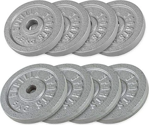 Gorilla Sports Hantelscheiben Gusseisen Set 30kg