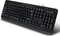 Adesso Multimedia Desktop Tastatur mit 3-Port Hub, schwarz, USB, US Vorschaubild