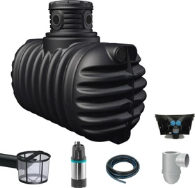 4rain Compact Regenwassertank unterirdisch 1600l