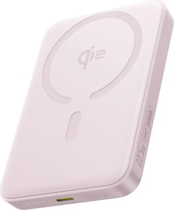 Baseus EnerFill FM12 Qi2 Magnetic Power Bank 22.5W 10000mAh pink