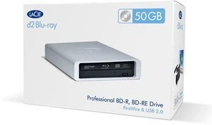 LaCie d2 Blu-ray Professional Drive, USB 2.0/FireWire