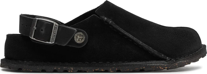 Birkenstock Lutry Premium Veloursleder schwarz