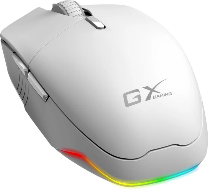 Genius GX Gaming Scorpion M8250 Wireless Rechargeable Gaming Mouse, weiß, USB/Bluetooth