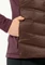 Jack Wolfskin Tasman Down Hybrid Funktionsjacke dark maroon (Damen) Vorschaubild