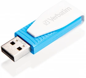 Verbatim Store 'n' Go Swivel 128GB blau, USB-A, USB 2.0