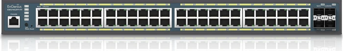EnGenius Fit FitSwitch EWS79 Rackmount Gigabit Managed Switch, 48x RJ-45, 4x SFP, 740W PoE+