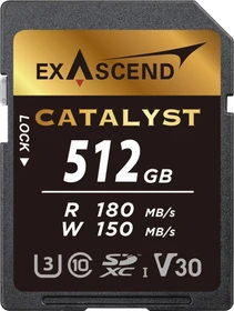 Exascend Catalyst R180/W150 512GB, UHS-I U3, Class 10