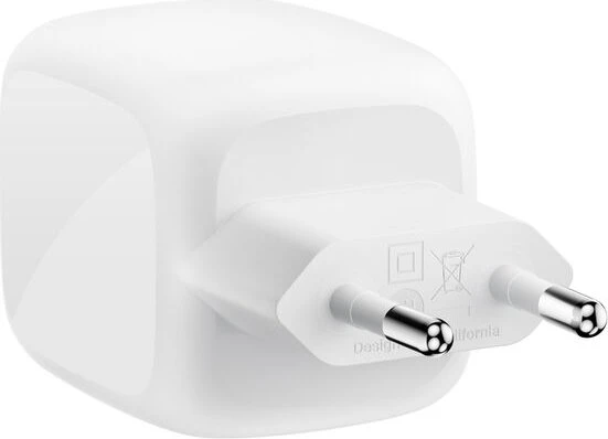 Belkin BoostCharge Pro Ladegerät 2-Port USB-C GaN 67W weiß