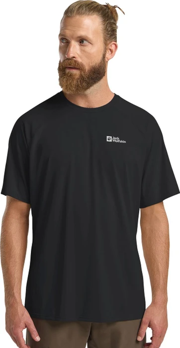 Jack Wolfskin Prelight Swift Funktionsshirt kurzarm schwarz (Herren)