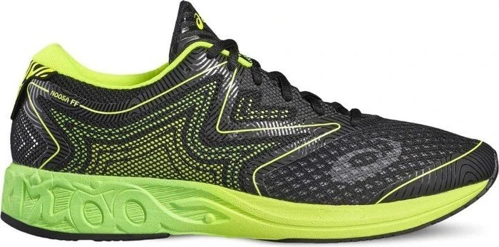 Asics Noosa FF black/green gecko/safety yellow (Herren)