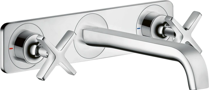 Hansgrohe Axor Citterio E Waschbeckenarmatur mit Platte chrom