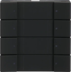 Busch-Jaeger Bedienelement 4/8-fach, Plattform 63, schwarz matt