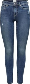 ONLY Skinny Mid Wauw Jeans medium blue denim (Damen)