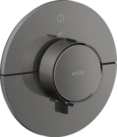 Hansgrohe Axor ShowerSelect ID rund Thermostat für 1 Verbraucher polished black chrome