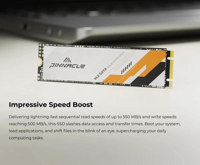 Timetec Pinnacle Gaming 512GB, M.2 2280 / B-M-Key / SATA 6Gb/s