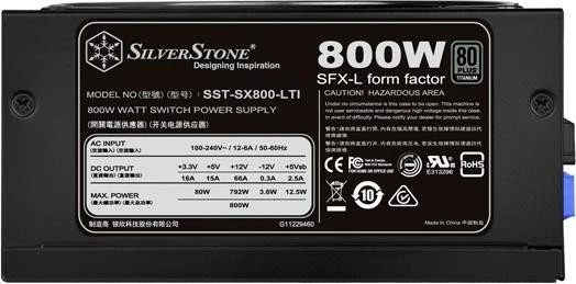 SilverStone SFX Series SX800-LTI 800W, SFX-L