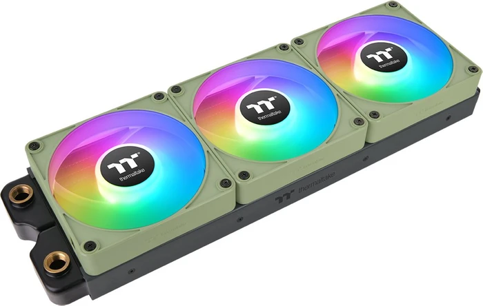 Thermaltake CT120 EX ARGB Sync Matcha Green, grün/weiß, 120mm, 3er-Pack
