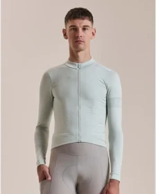 Rapha Pro Team Midweight Trikot langarm schwarz/weiß (Herren)
