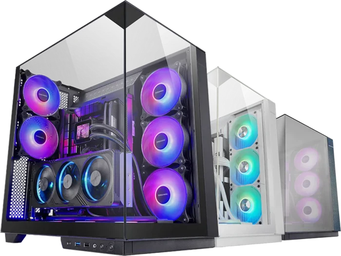 Mars Gaming MC-3GFPRO Black Chrome Plated, Glasfenster