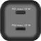 Wentronic Goobay USB-C PD GaN Dual-Schnellladegerät Nano 35W schwarz Vorschaubild