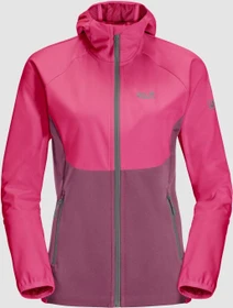 Jack Wolfskin Go Hike Softshell Funktionsjacke violet quartz (Damen)