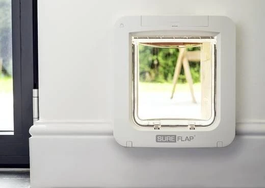 Sure Petcare SureFlap Connect Microchip XL Haustierklappe, weiß