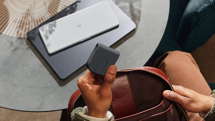 Logitech Mobi Fold for Business Graphite, dunkelgrau, Logi Bolt, USB/Bluetooth