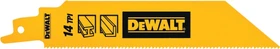 DeWalt DT90385 BiMTall Recip Blade Metal Säbelsägeblatt 14TPI, 152mm, 5 Stück