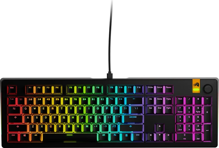 Glorious GMMK 3 HE 100% Pre-built Gaming Keyboard, schwarz, LEDs RGB, Glorious Fox HE, USB, US