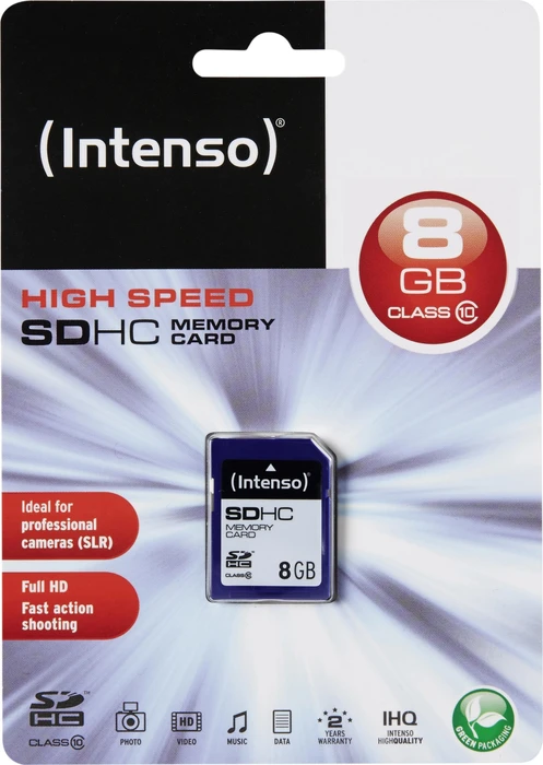 Intenso R20/W12 8GB, Class 10