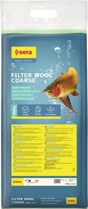 sera Filter wool - Filterwatte zur mechanischen Vorfilterung