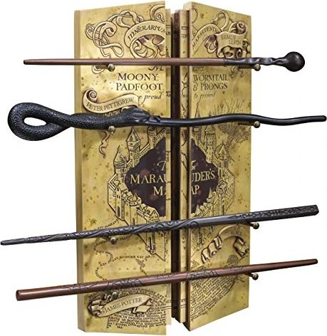 The Noble Collection Harry Potter The Marauder's Map Wand Collection