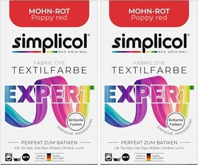 Simplicol Textilfarbe Expert mohn-rot, 1 Stück