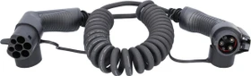 KS Tools efuturo Ladekabel spiral Typ 2 auf Typ 1, 3.7kW, 5m Spiralkabel