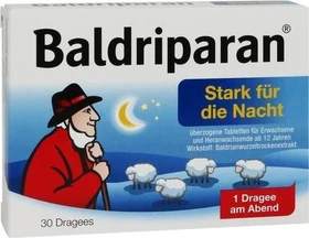 Baldriparan Stark für die Nacht Dragees, 30 Stück