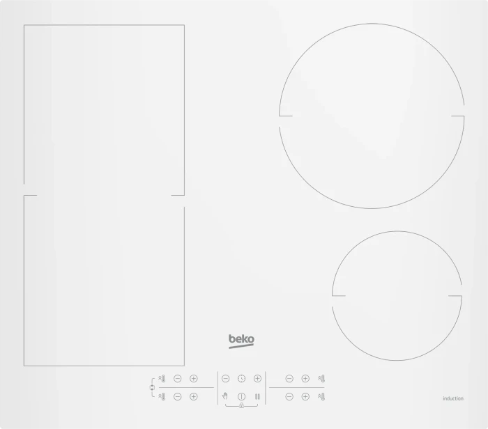 Beko HII64200FMTW Induktionskochfeld autark
