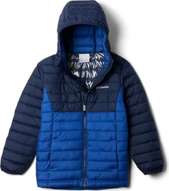 Columbia Powder Lite Hooded Jacke collegiate navy (Junior)