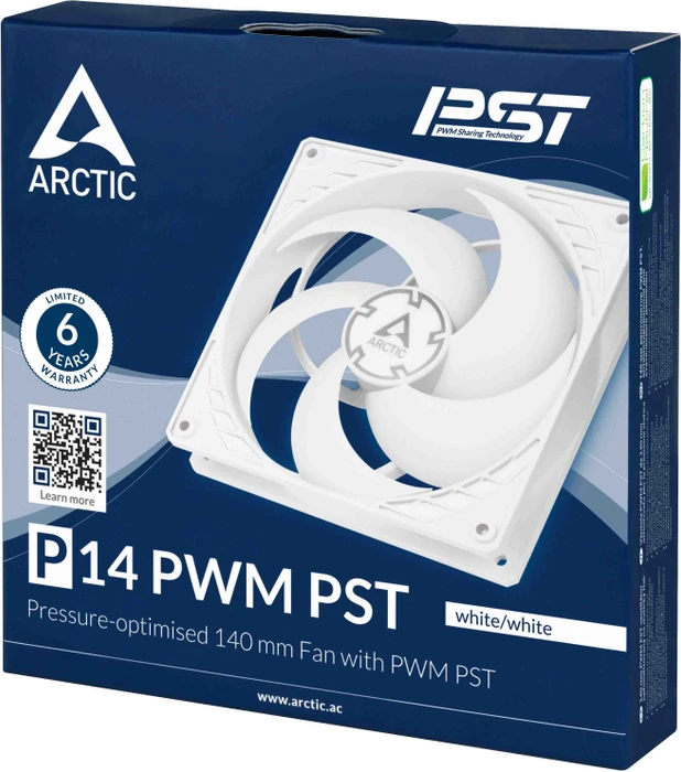 ARCTIC P14 PWM PST weiß, 140mm