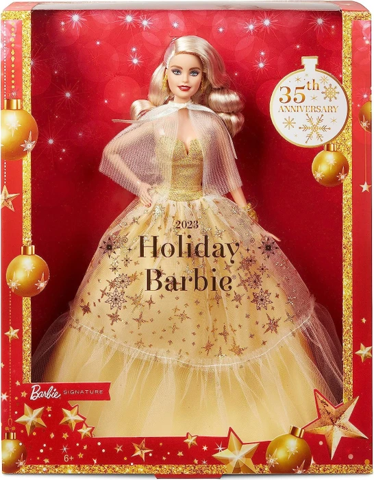 Mattel Barbie - Collector - Holiday Barbie 2023 blonde Haare