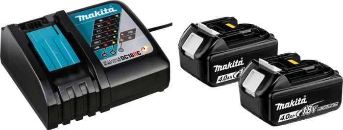 Makita Powersource-Kit Starterset 18V, 4.0Ah, Li-Ionen, 2 Akkus [8.0Ah] [144Wh]