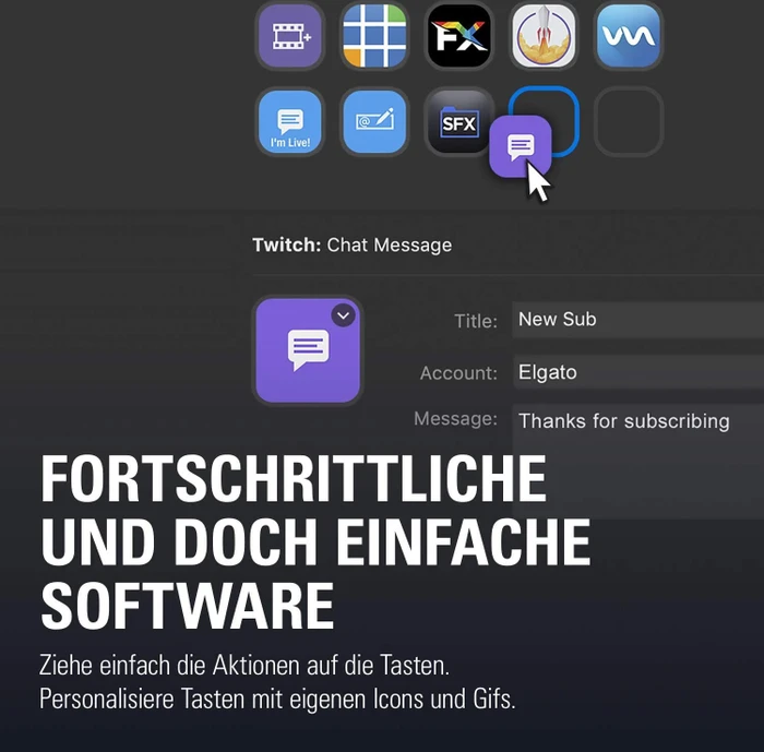 Elgato Stream Deck, schwarz, USB-A