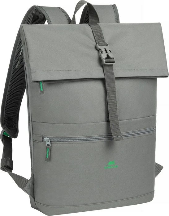 RivaCase Gremio 5567 Eco 15L Rolltop Rucksack, grau