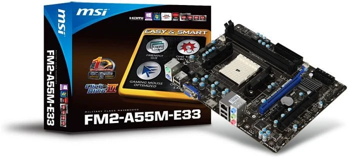 MSI FM2-A55M-E33 (AMD FM2)