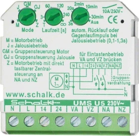 Schalk UMS U5 Motorsteuerung für Jalousien/Rollladen, Schaltaktor (UMSU59)