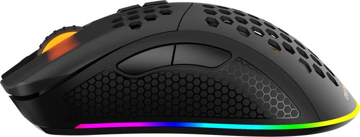 Deltaco DM220 Wireless Lightweight Gaming Mouse schwarz, USB/Bluetooth