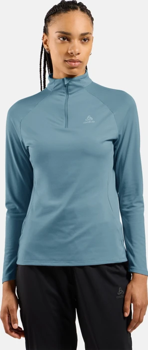 Odlo Essentials Ceramiwarm Laufshirt langarm provincial blue (Damen)