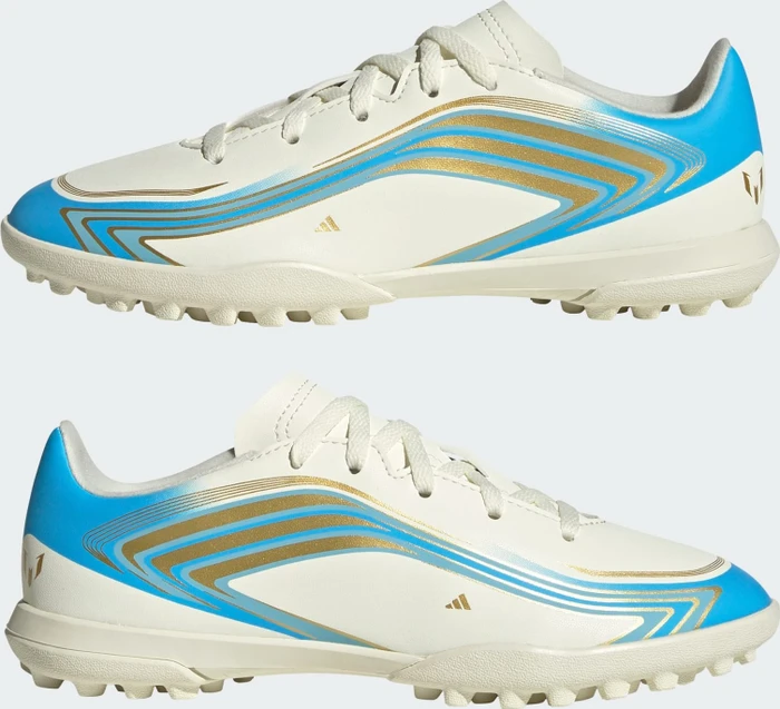 adidas F50 League Messi TF ivory/semi blue burst/icey blue (Junior)