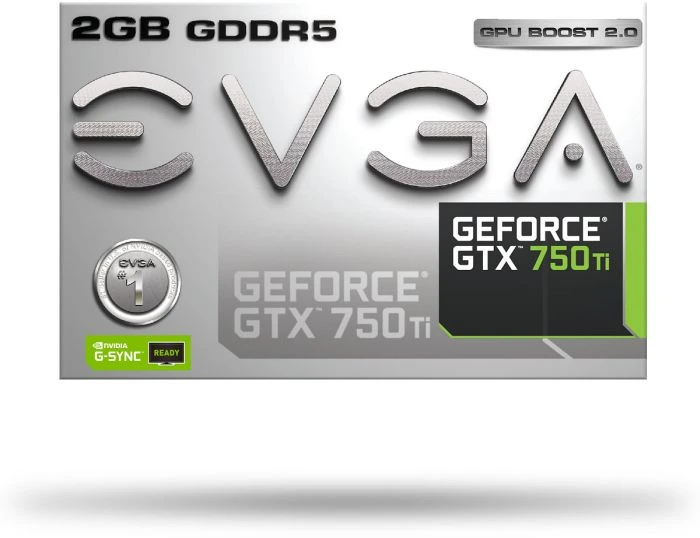 EVGA GeForce GTX 750 Ti, 2GB GDDR5, DVI, HDMI, DP
